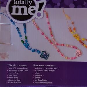 Totally Me Bead Craft Set - Multi Colored Wooden Beads
